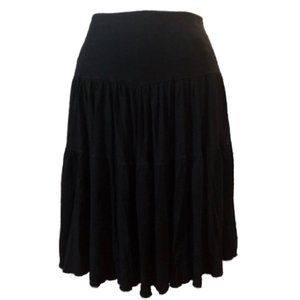 Marciano Tiered Midi Peasant Skirt